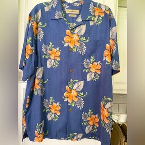 Tommy Bahama Button Up Silk Shirt Size L